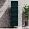 Industrialny regał, metalowy, zielony, do wnętrz w stylu loft.jpg