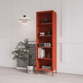 Mario - nowoczesny, czerwony regał do biura lub salonu w stylu loft.jpg