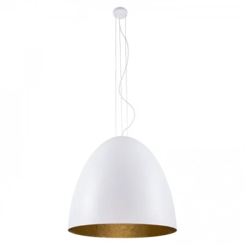 Lampa Egg L White-Gold 9023