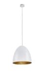 Nowoczesna lampa Egg M White-Gold 9021