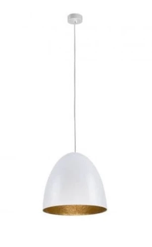 Lampa Egg M White-Gold 9021