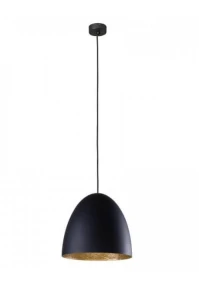 Nowoczesna Lampa Egg M Black-Gold 9022