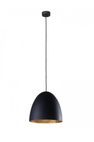 Lampa Egg M Black-Gold 9022