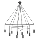 Nowoczesny żyrandol Imbria Black X 9680