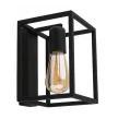 Industrialny kinkiet Crate black 9046