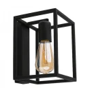 Industrialny kinkiet Crate black 9046