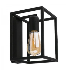 Industrialny kinkiet Crate black 9046