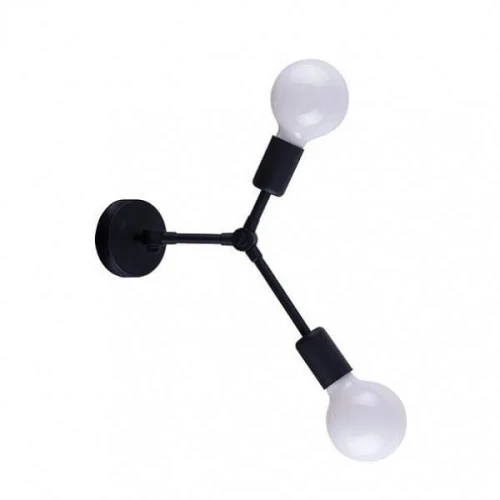 Nowoczesny kinkiet Twig Black 9141