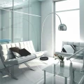 Nowoczesna lampa podłogowa Cosmo chrom 4917