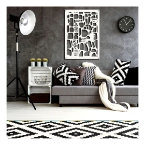 Abstract - dekoracja ścienna z metalu