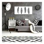 Feathers - dekor z metalu